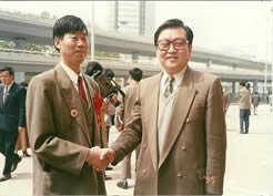 中央政治局常委李长春接见李显成院长
