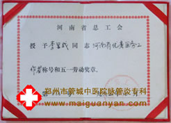 河南省优秀医务工作者